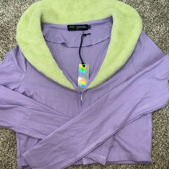 Purple and green three piece set with tags - Picture 2 of 8